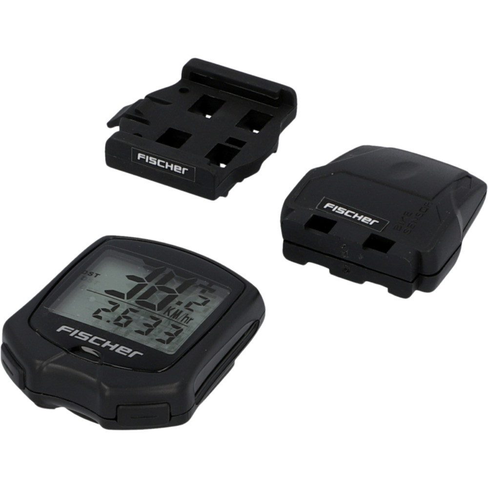 FISCHER Fahrradcomputer Plus, 18 Funktionen, Funk