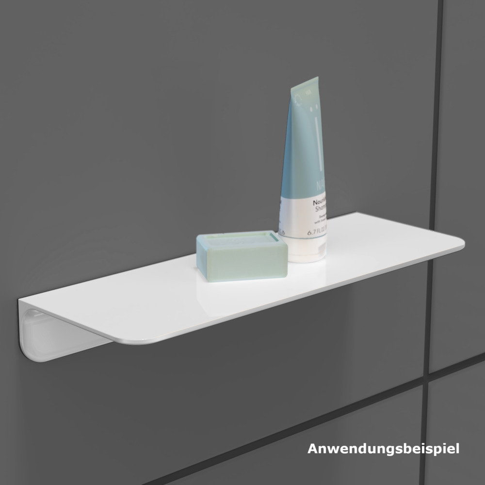 Duschablage 35 x 12,5 x 5 cm in Wei&szlig; image number 2