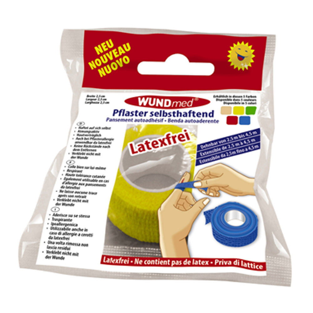 1 x Pflaster selbsthaftend 2,5 cm x 2,5 m