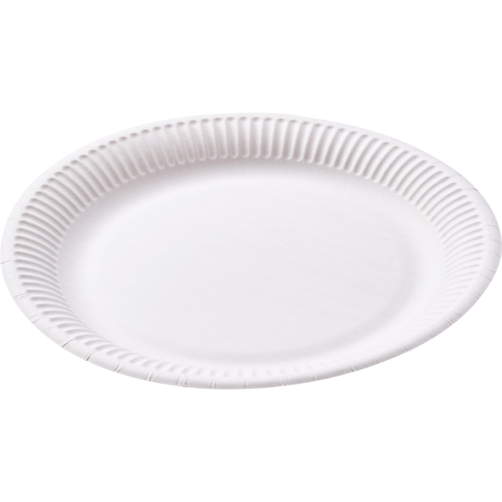 Pappteller wei&szlig;, &Oslash; 23 cm, 100 St&uuml;ck image number 1