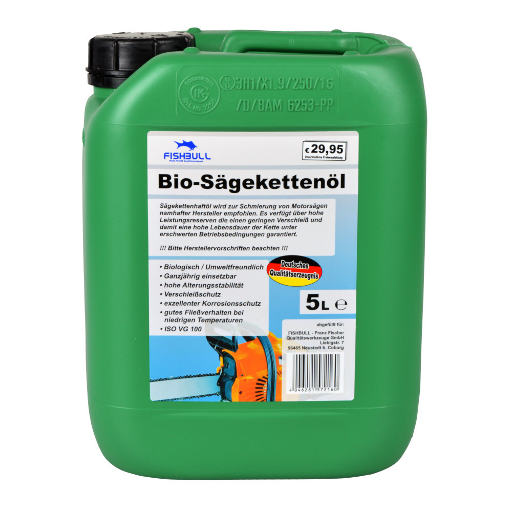 FISHBULL Kettens&auml;gen&ouml;l Bio 5 Liter