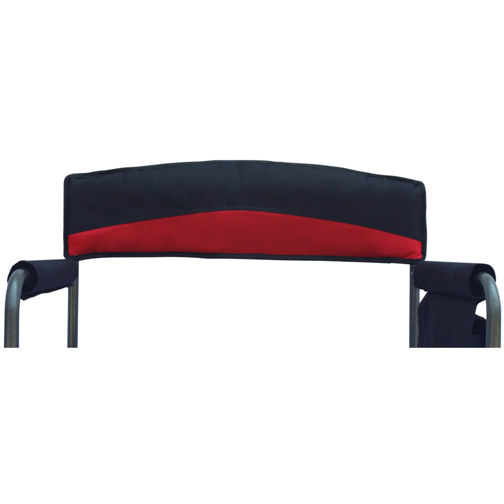 Comfort Camping Sessel XXL 50 x 63 x 83 cm Schwarz-Rot image number 6