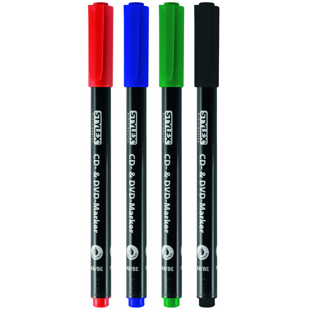 CD Marker-Set 4 St&uuml;ck, 4 Farben