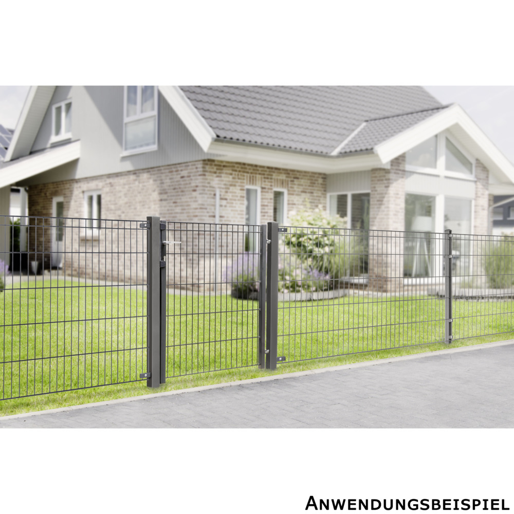 Zaunpaket Michl ca. 0,8 m x ca. 10 m anthrazit verzinkt pulverbeschichtet image number 7