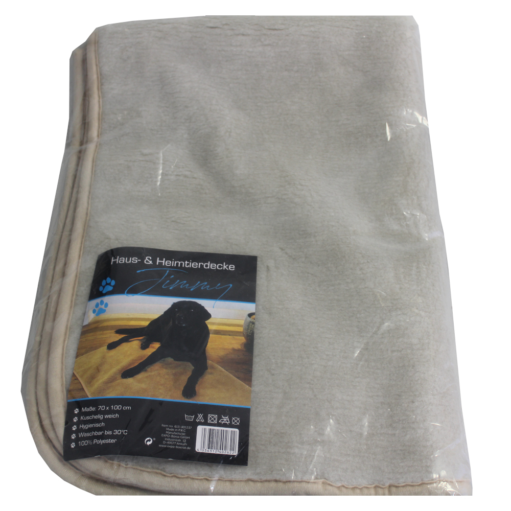 Hundedecke Jimmy 70x100 cm, in Creme