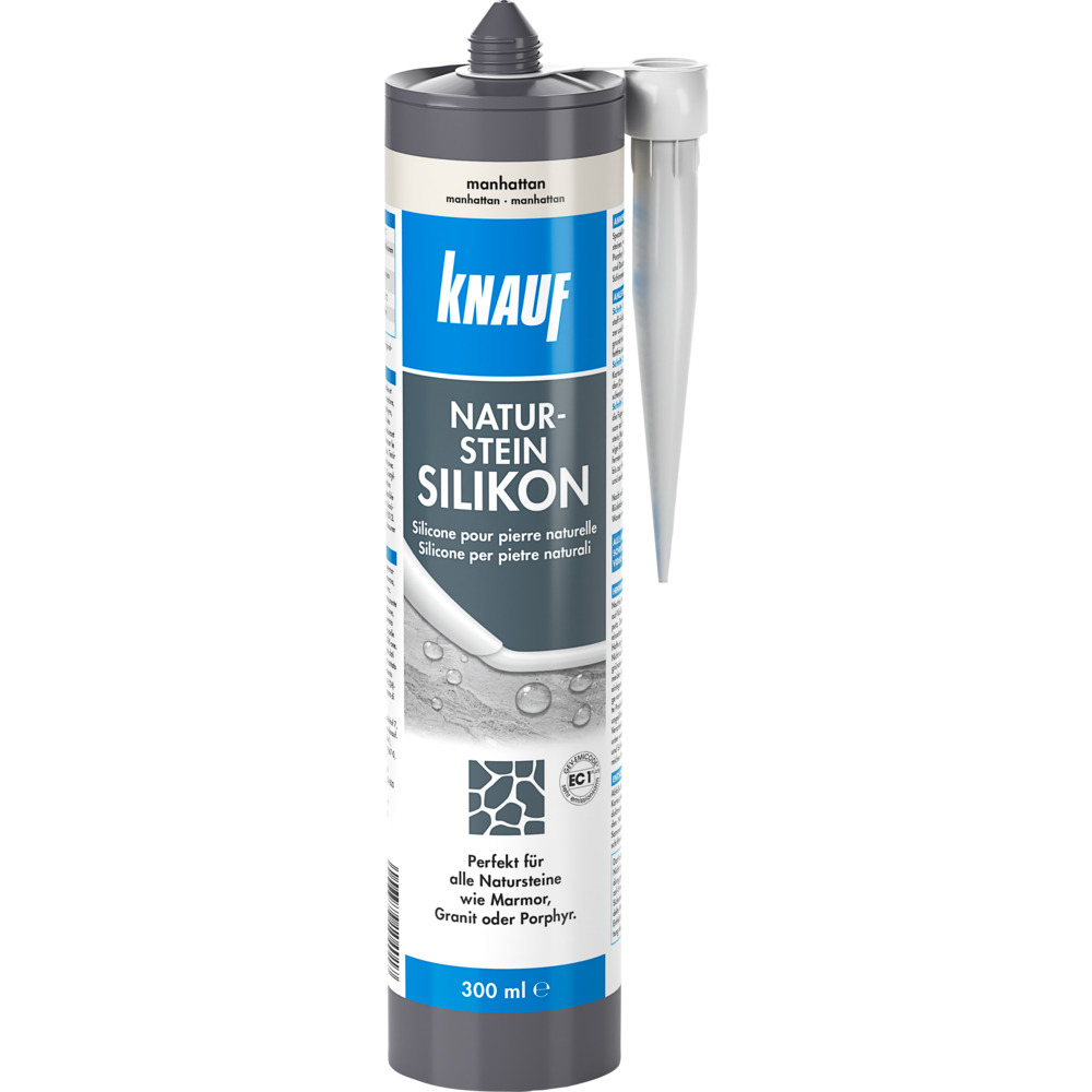 Knauf Naturstein-Silikon 300 ml manhattan