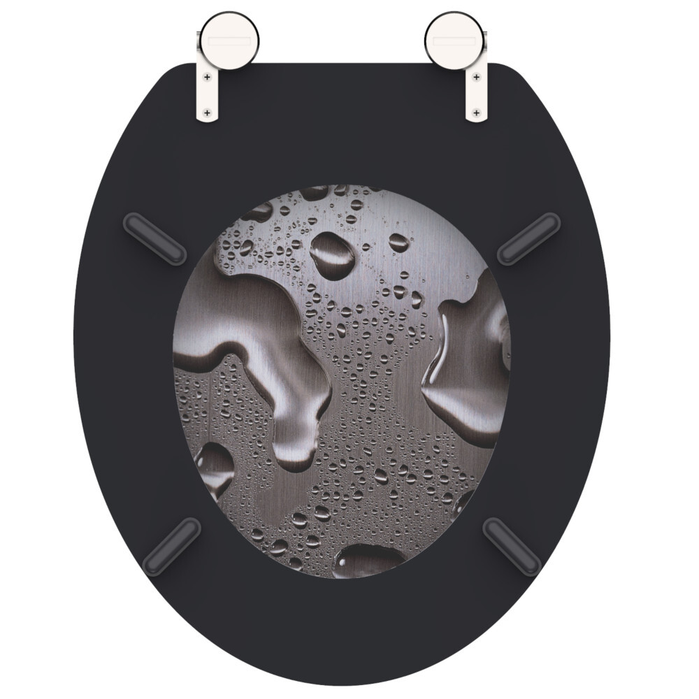 WC-Sitz MDF Motiv Grey-Steel image number 4