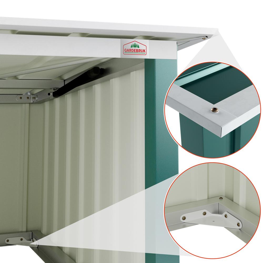 M&auml;hroboter Garage 89 x 90 x 54 cm Gr&uuml;n image number 2