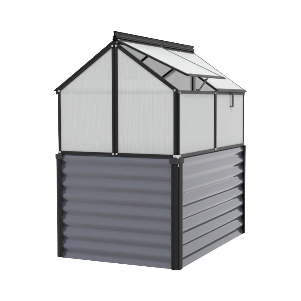 Fr&uuml;hbeet Paris schwarz-granit mit Unterbau