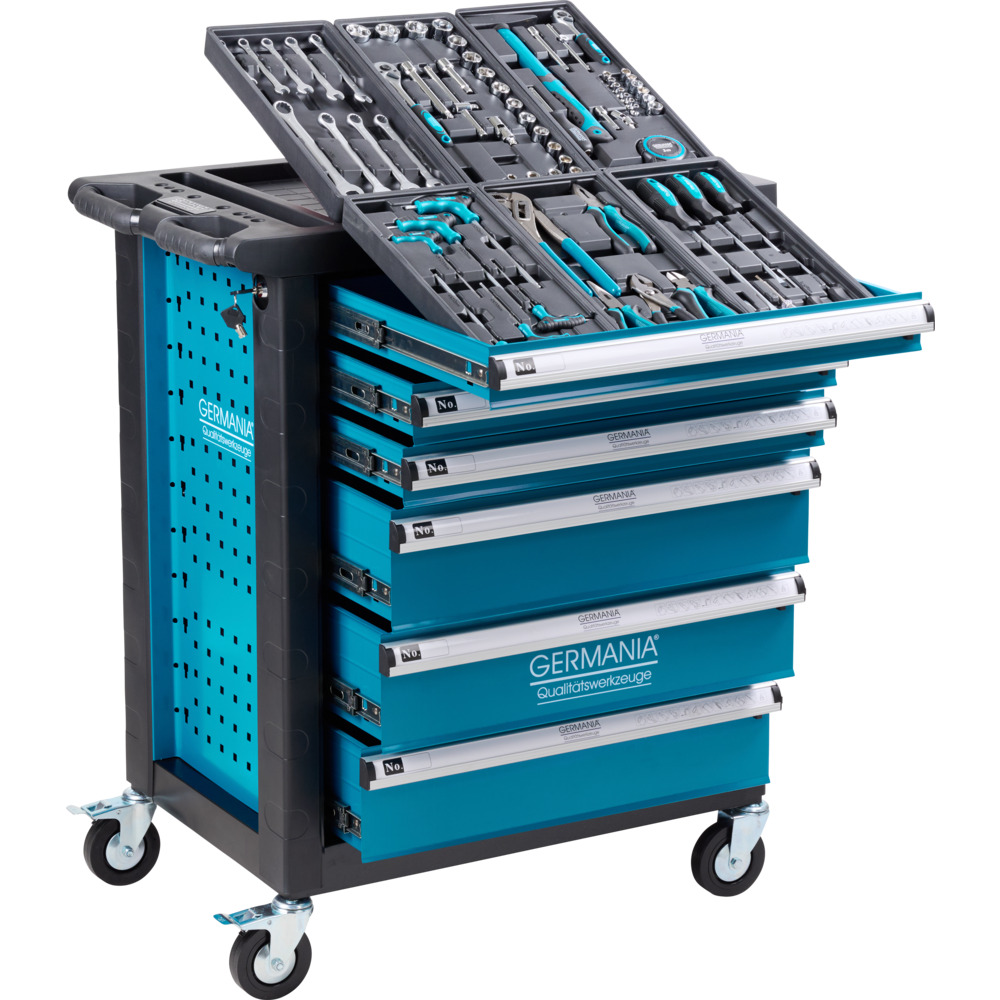 GERMANIA&reg; Werkstattwagen GWT11 70-teilig gef&uuml;llt image number 8