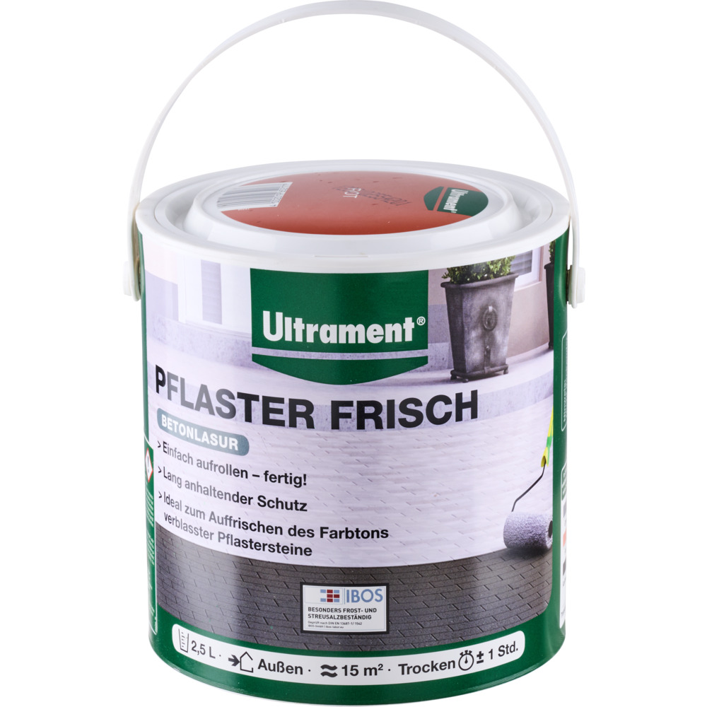 Ultrament Betonlasur Pflaster Frisch 2,5 Liter rot image number 1