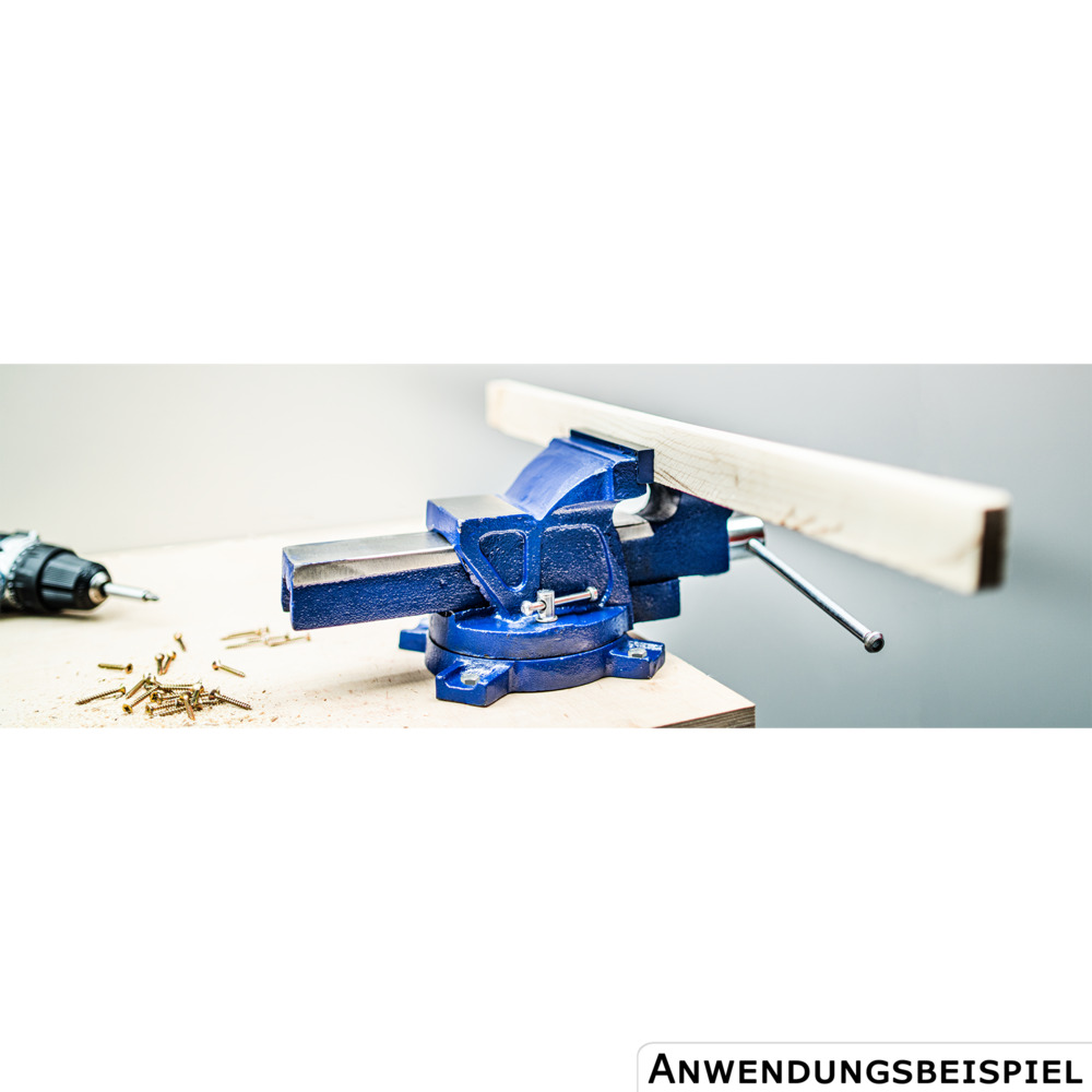 GERMANIA&reg; Parallel Schraubstock 100 mm 7,4 kg Stahlguss image number 4