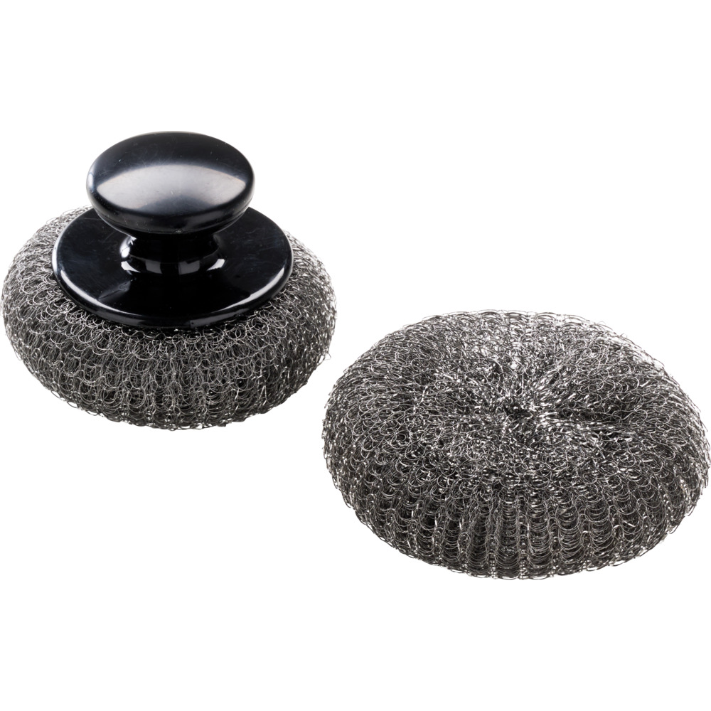 Grillreinigungsschwamm 2 St&uuml;ck aus PET mit Haltegriff