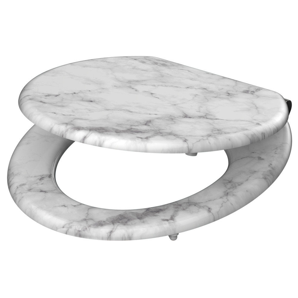 WC-Sitz MDF mit Absenkautomatik Marmor-Stone image number 2