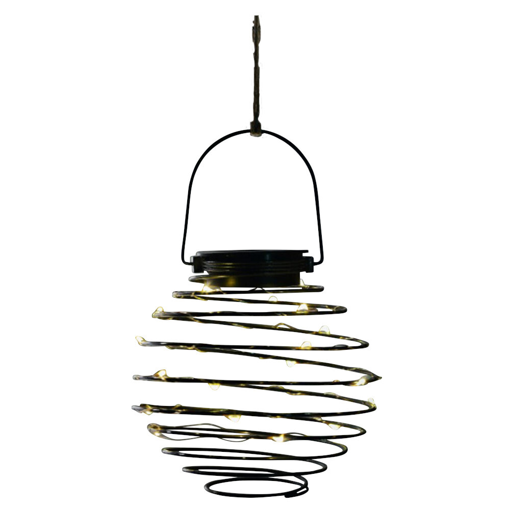 LED Solar Spirallaterne