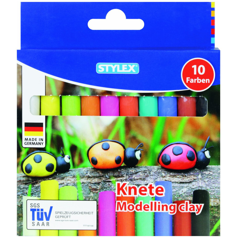 Knete 10 Stangen in 10 Farben