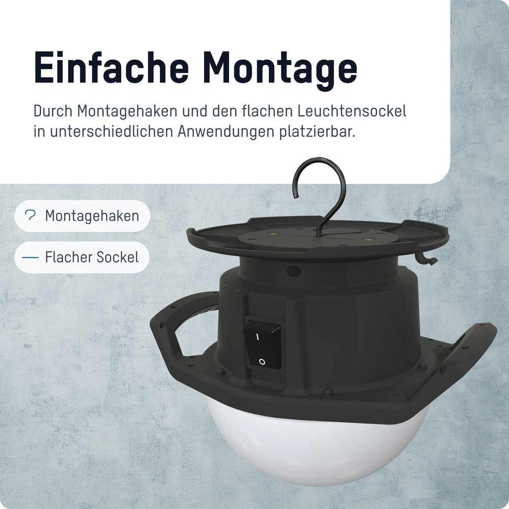 ANSMANN LED-Arbeitsleuchte Ball Light 360&deg; image number 2