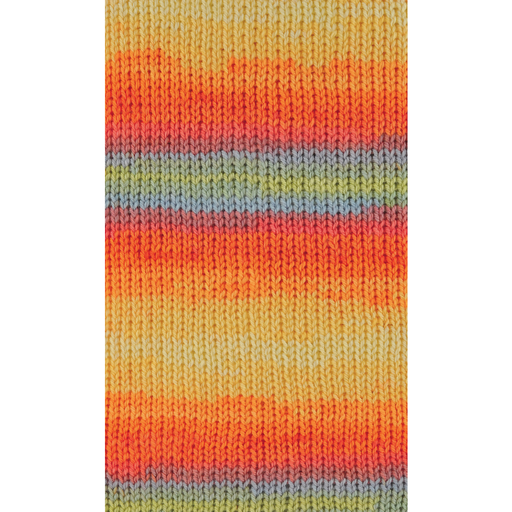 Papagallo Garn 100 g orange-rot-olive image number 1