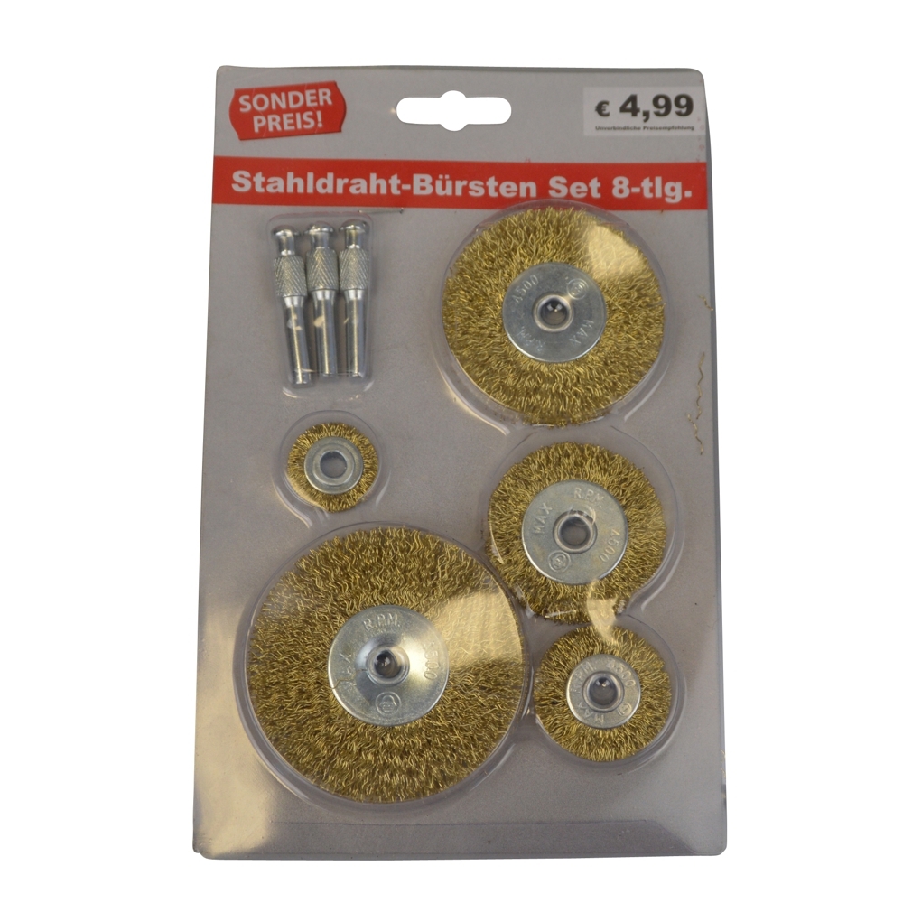 Stahldraht-B&uuml;rsten-Set