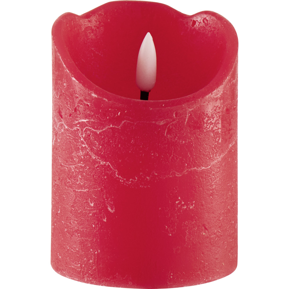 LED-Echtwachskerze Rustic &Oslash; 7,5 x 10 cm mit Timer image number 5