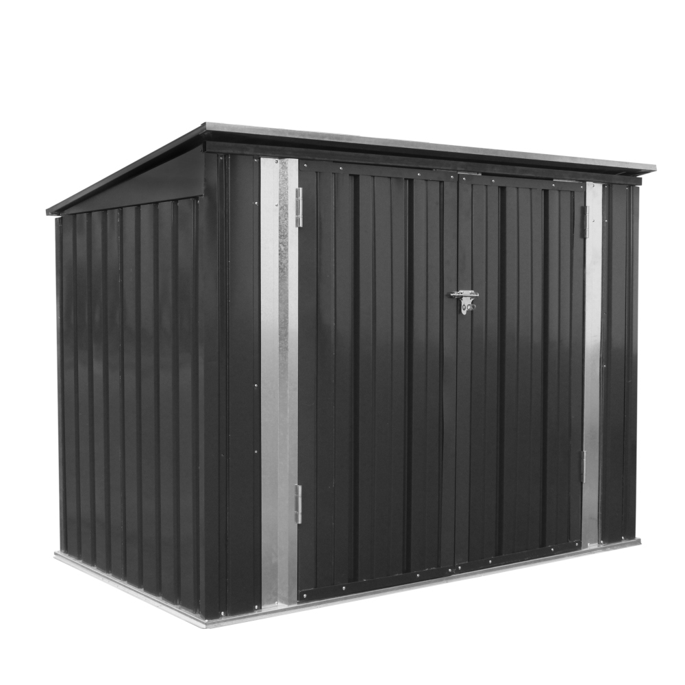 M&uuml;lltonnenbox f&uuml;r 2 M&uuml;lltonnen 120 oder 240 Liter - B-Ware image number 2