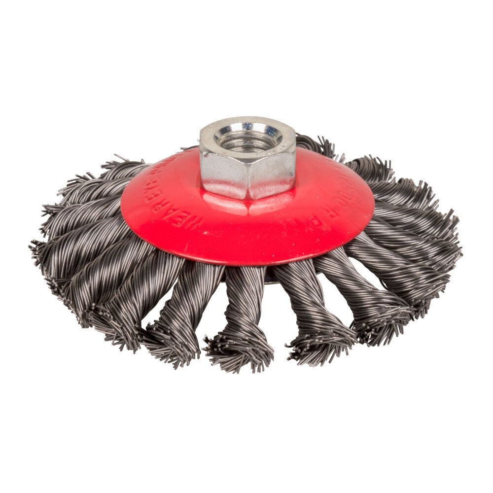 Scheibenb&uuml;rste gezopft B&uuml;rstenvorsatz 100mm M14