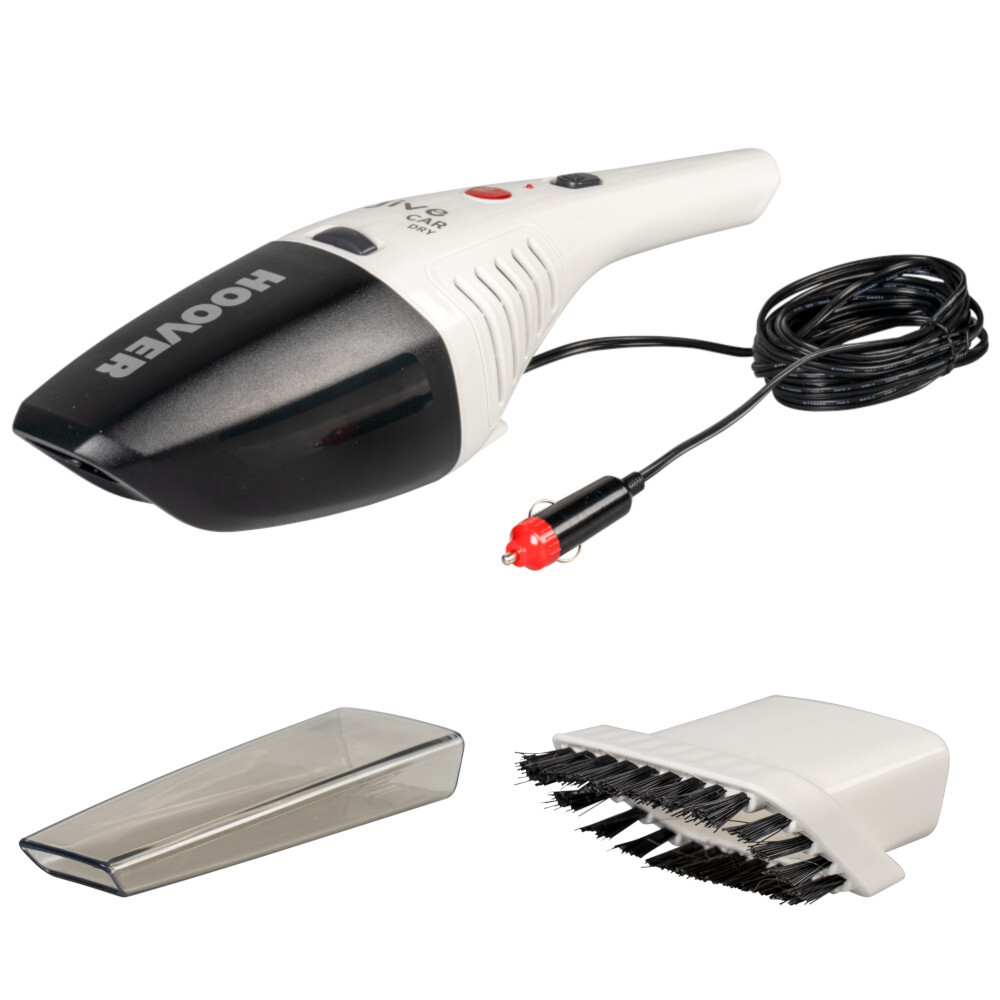 Auto-Handstaubsauger beutellos 12 W mit KfZ-Ladestecker und Aufs&auml;tzen