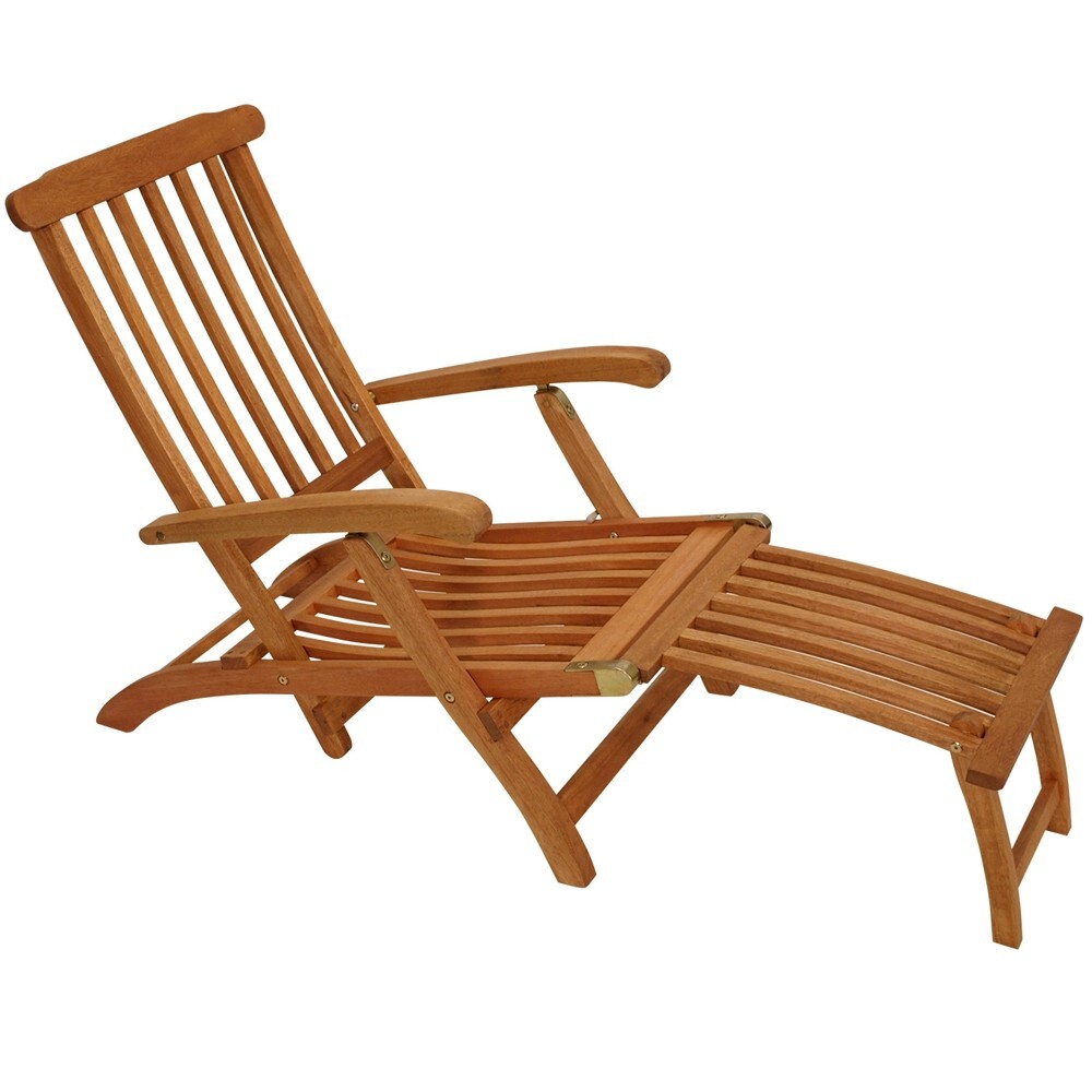 Gartenliege Maine, Eukalyptusholz ge&ouml;lt,