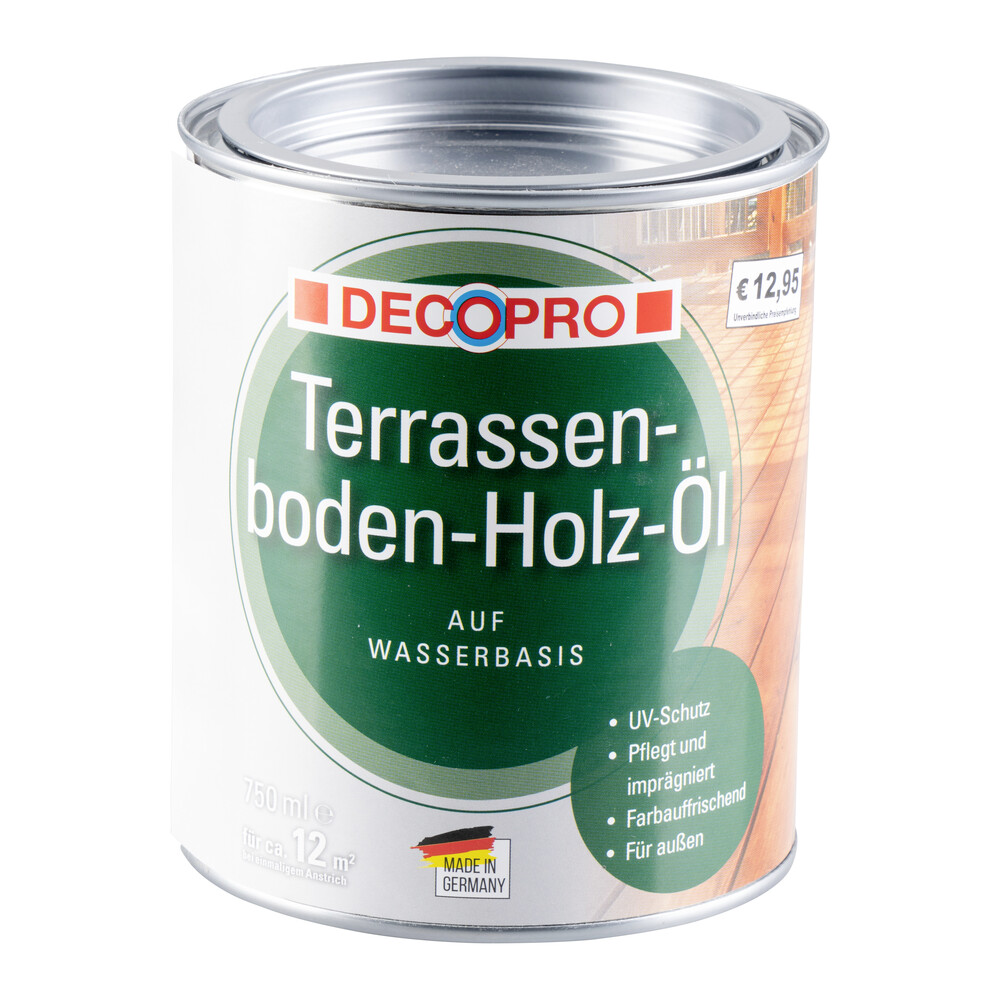 DECOPRO Terrassenboden-Holz-&Ouml;l 750 ml, naturbraun