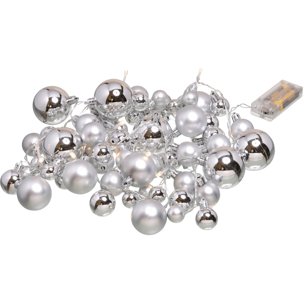 LED-Kugel-Lichterkette mit 20 LEDs - 3-fach sortiert image number 2