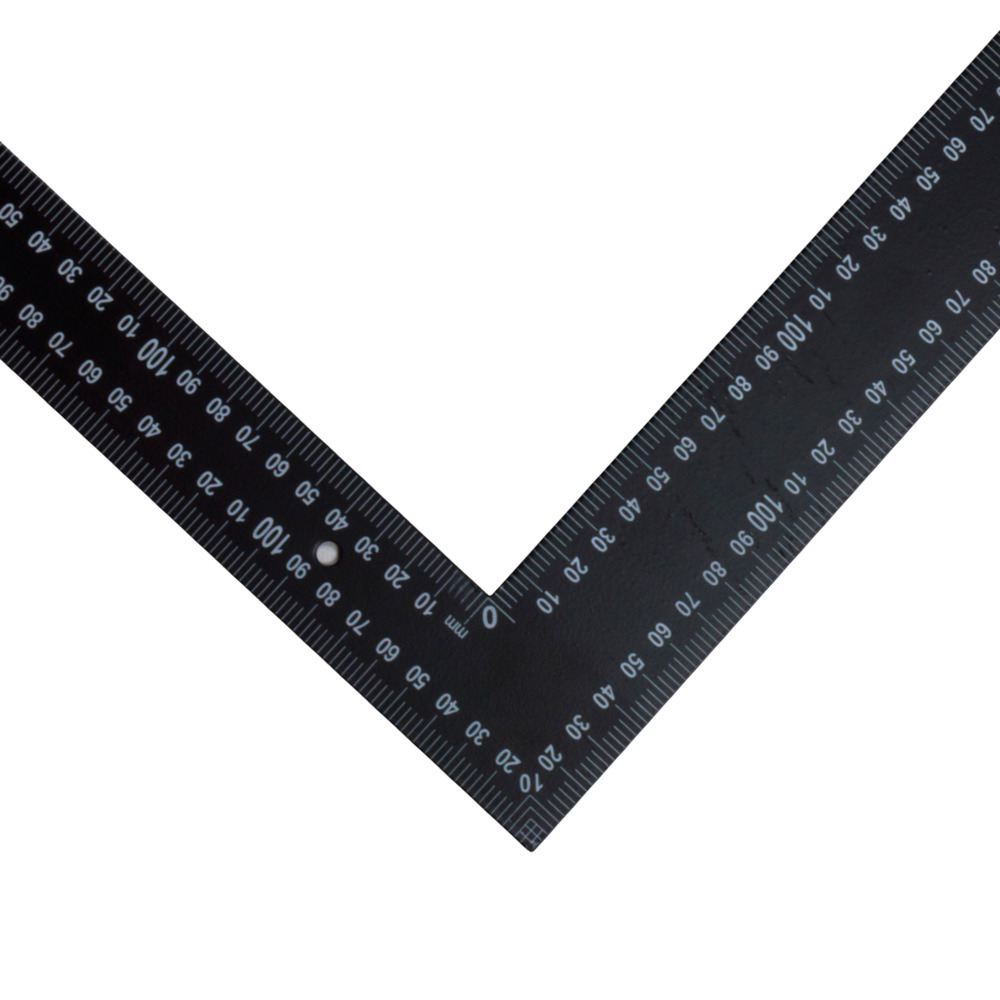 Schreinerwinkel 90&deg; 40x60cm schwarz Zimmermannswinkel Messwinkel Anschlagwinkel image number 1