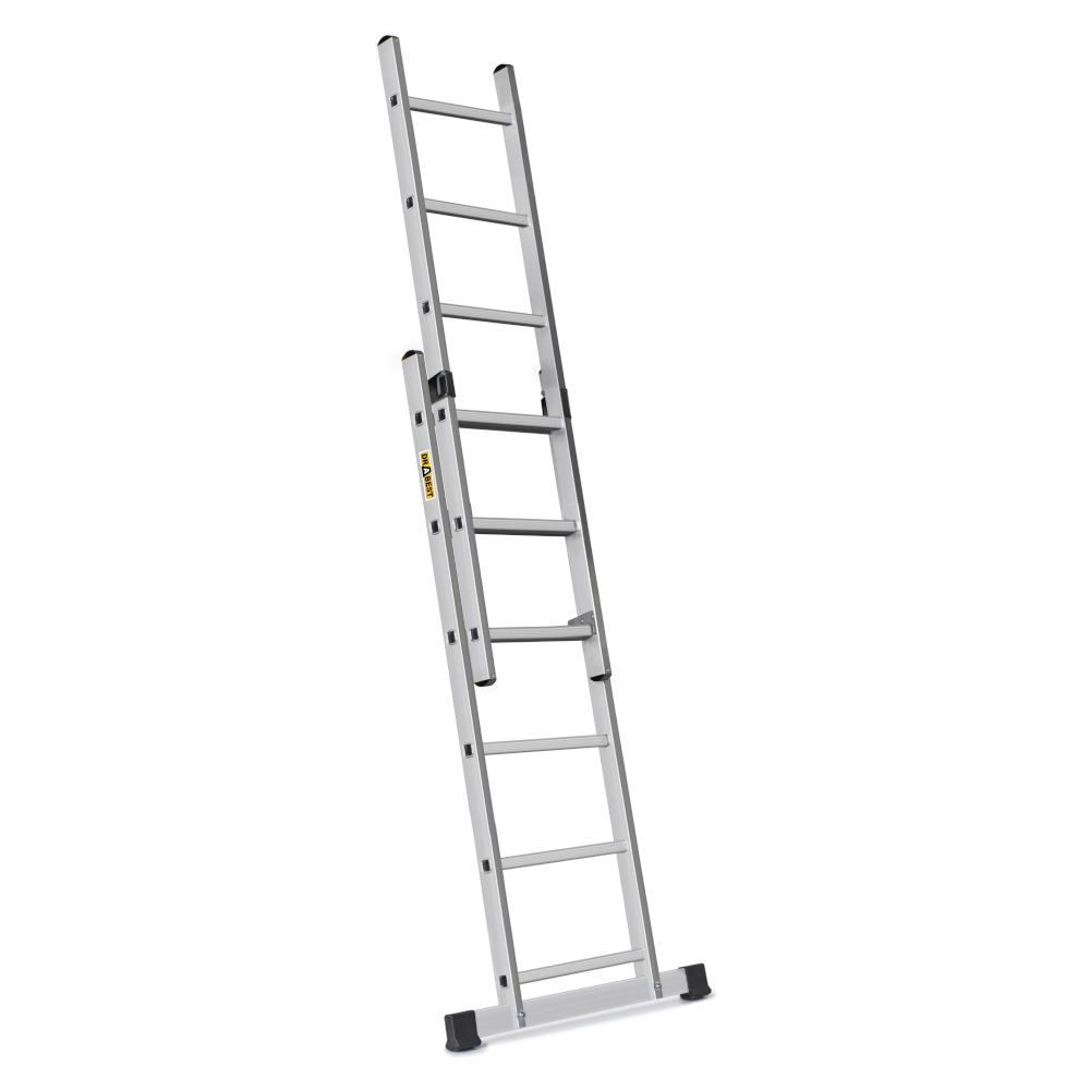 Mehrzweckleiter 3in1 aus Aluminium mit 2x6 Sprossen image number 2