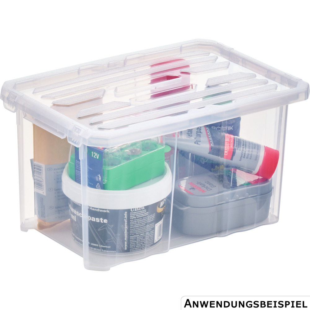 Aufbewahrungsbox 6 Liter, 30 x 20 x 16,5 cm, transparent image number 5