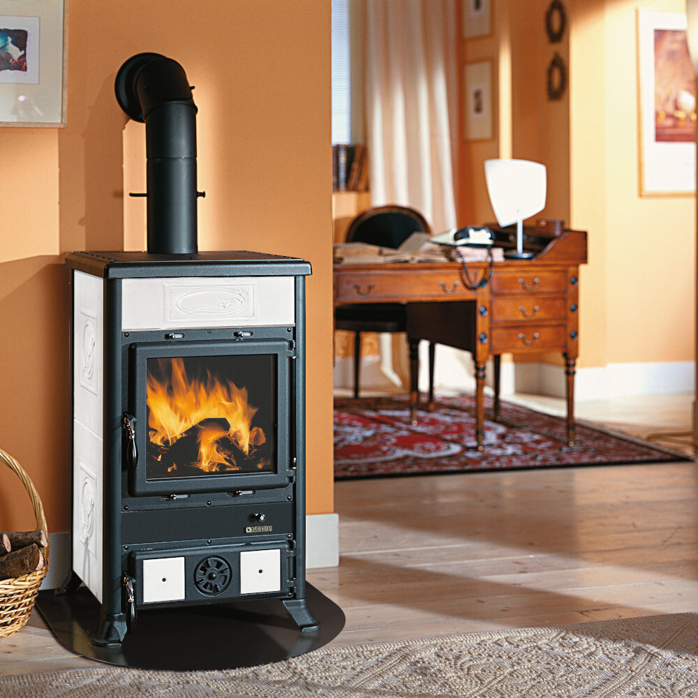 Kaminofen "Rosella R1 Liberty", wei&szlig; image number 1