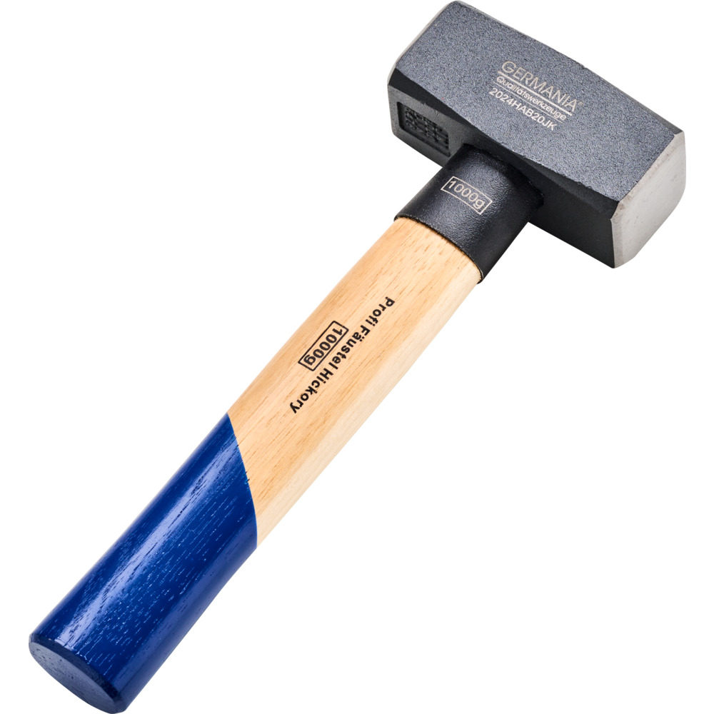 GERMANIA&reg; Profi F&auml;ustel 1000g Hickory Holzstiel
