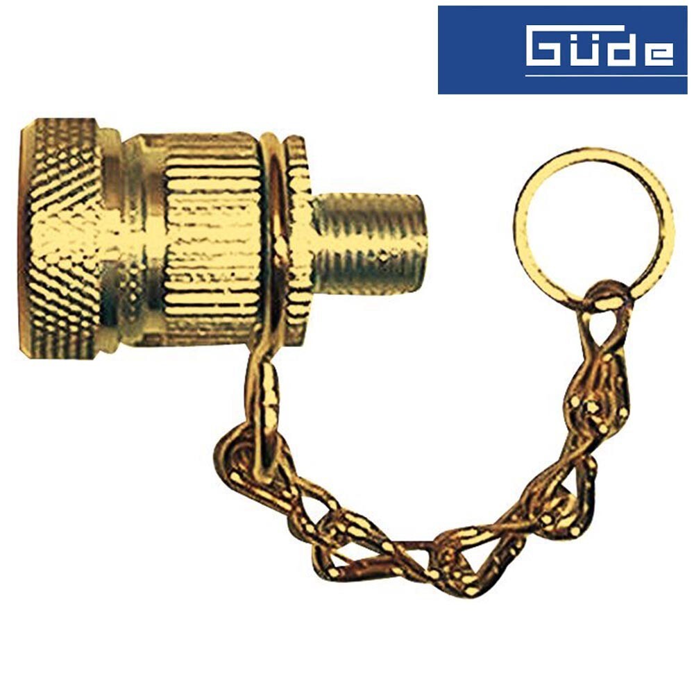 G&uuml;de&reg; Fahrradnippel aus Metall, mit Befestigungskette