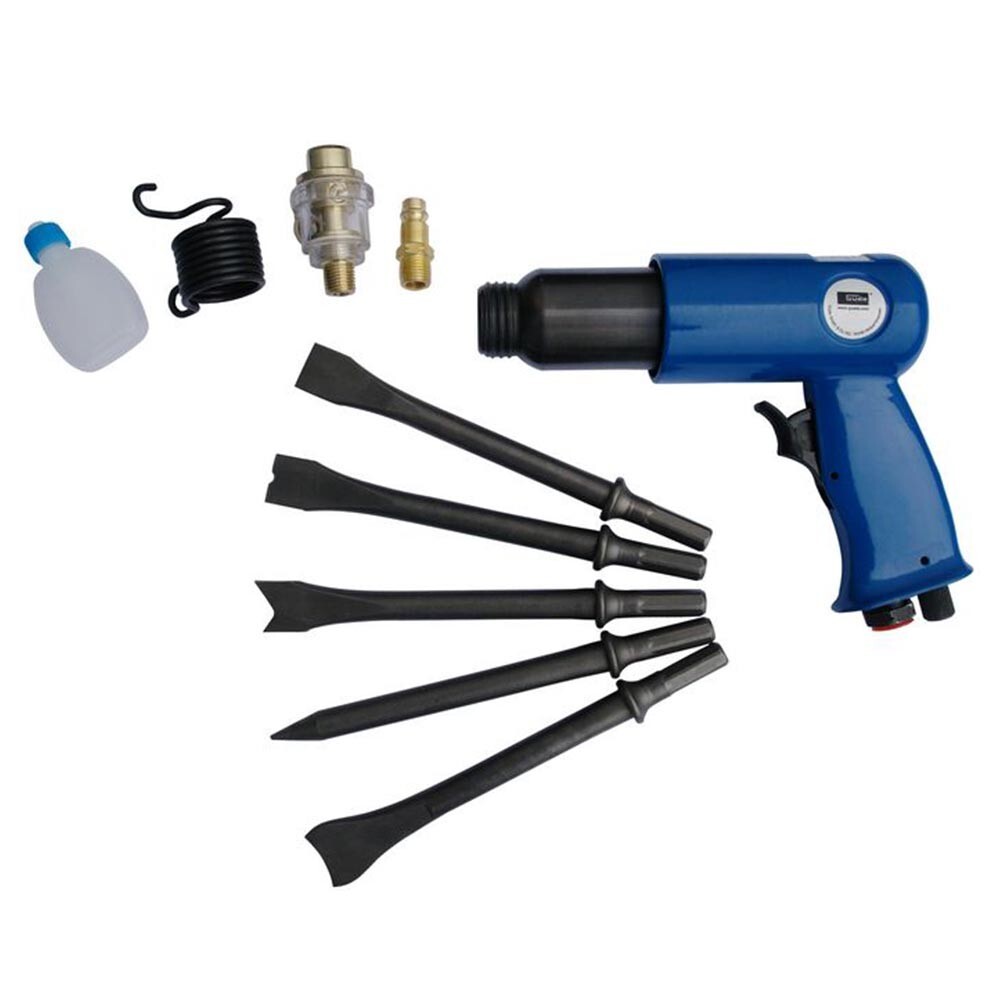 G&uuml;de&reg; Meisselhammer Set 9-tlg. Druckluft