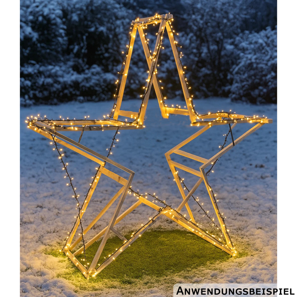 DIY-Klappbock-Weihnachtsstern