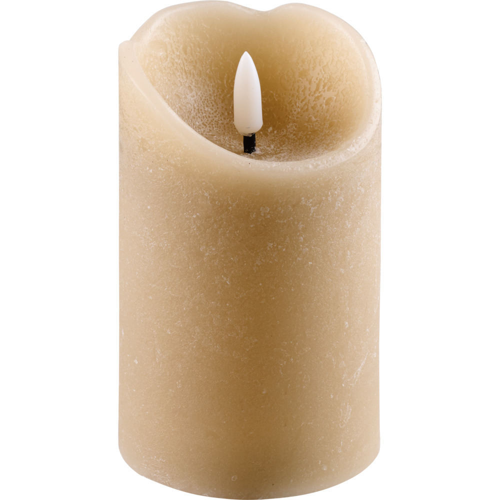 LED-Kerze Echtwachs flackernd 12,5 cm, Farbauswahl image number 2