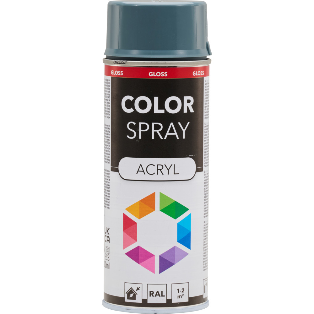 Lackspray gl&auml;nzend 400 ml Acryl RAL 7031 blaugrau