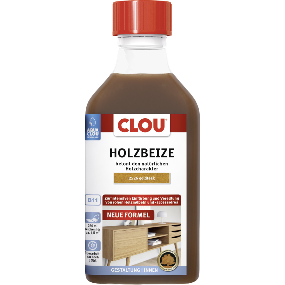 Aqua Clou Holzbeize Goldteak 250 ml