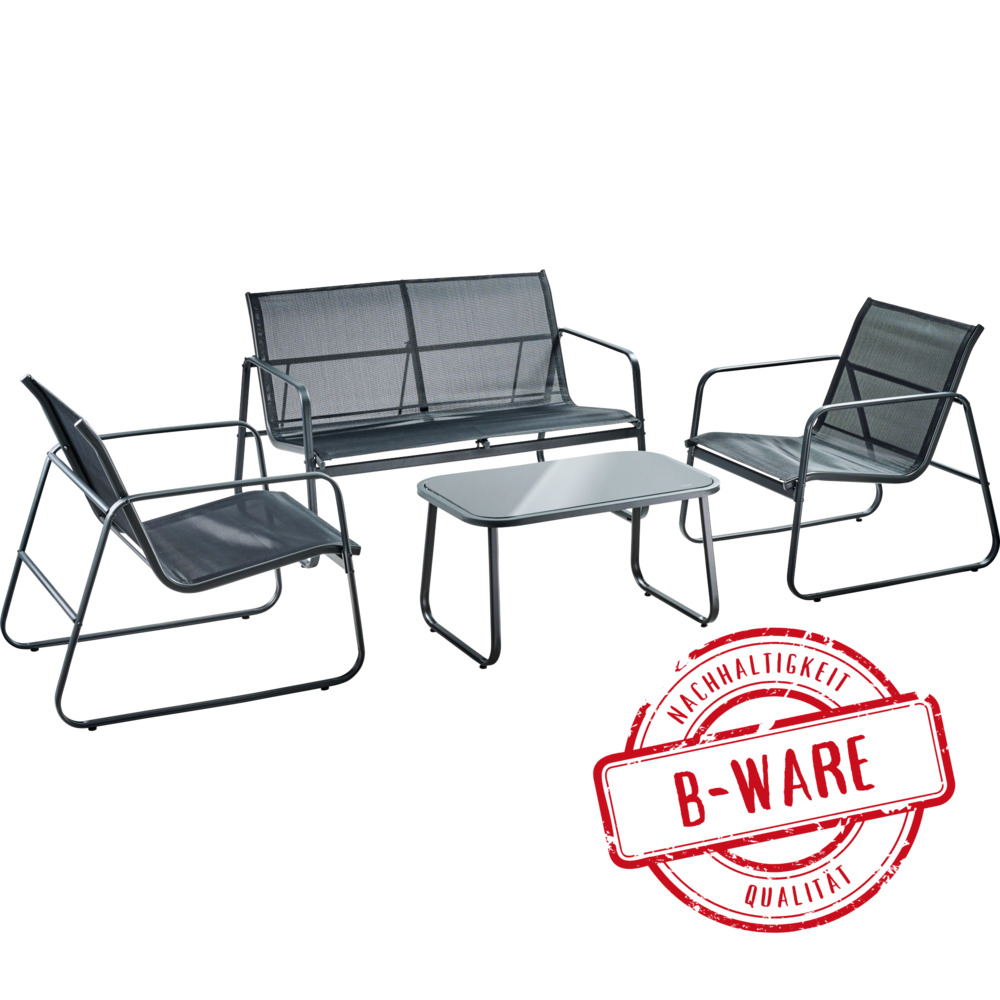 Lounge-Set 4-teilig - B-Ware