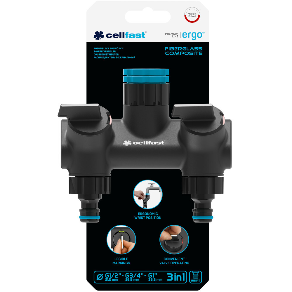 2-Wege Verteiler ERGO&trade; image number 1
