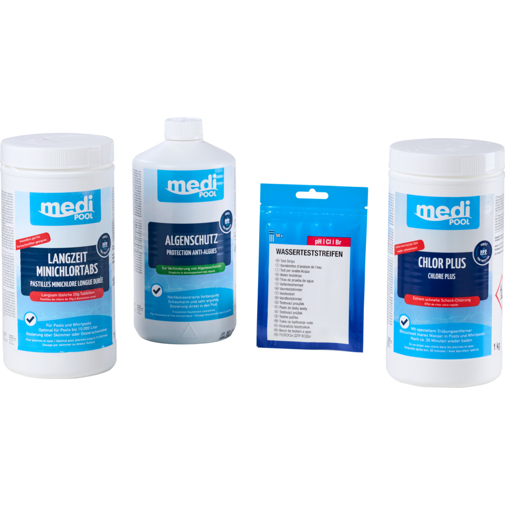 Starterpaket 4 teilig auf Chlorbasis