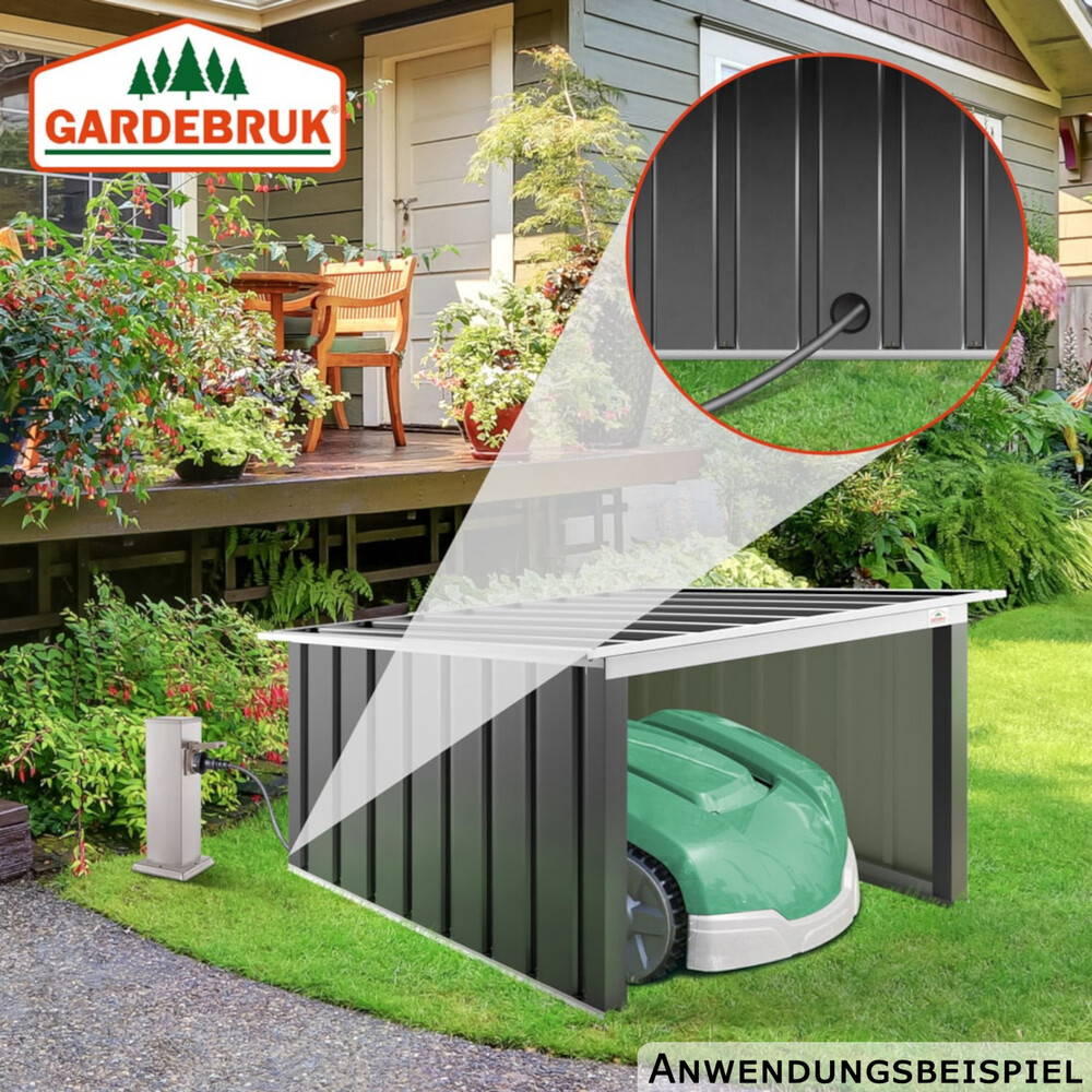 M&auml;hroboter Garage 89 x 90 x 54 cm Anthrazit image number 4
