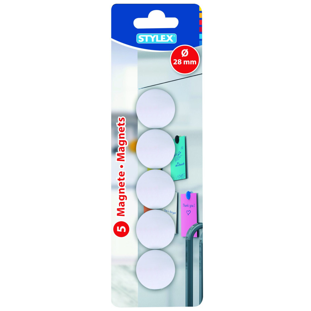 Magnete 5 St&uuml;ck &Oslash; 28 mm in verschiedenen Farben image number 1