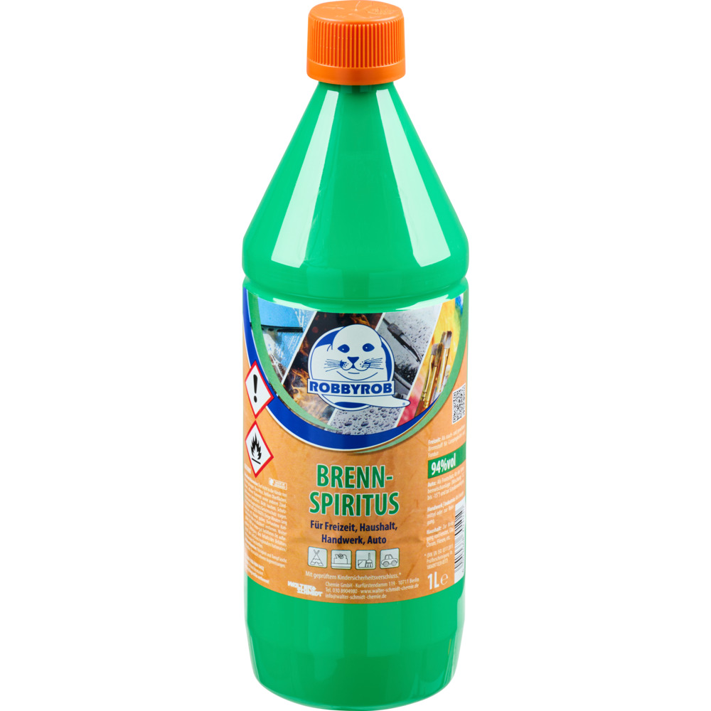 RobbyRob Brennspiritus 94 % 1 Liter image number 1