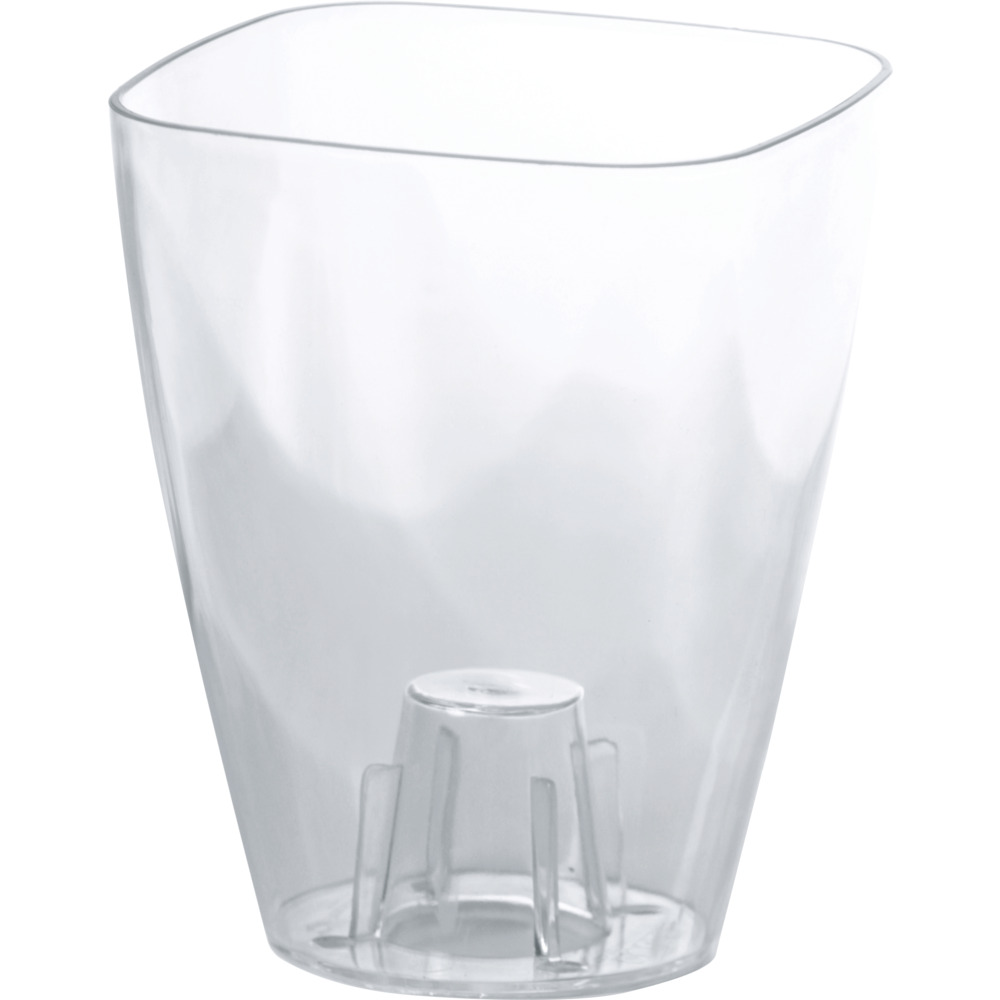 Prosperplast Blumentopf Coubi Orchid eckig in Transparent