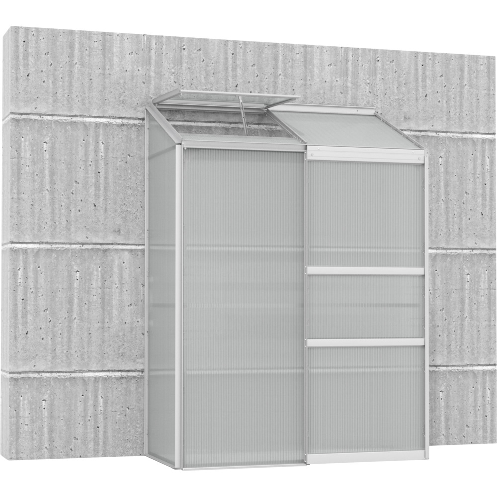 Vitavia Anlehn-Gew&auml;chshaus ''Styx 900" Alu eloxiert HKP