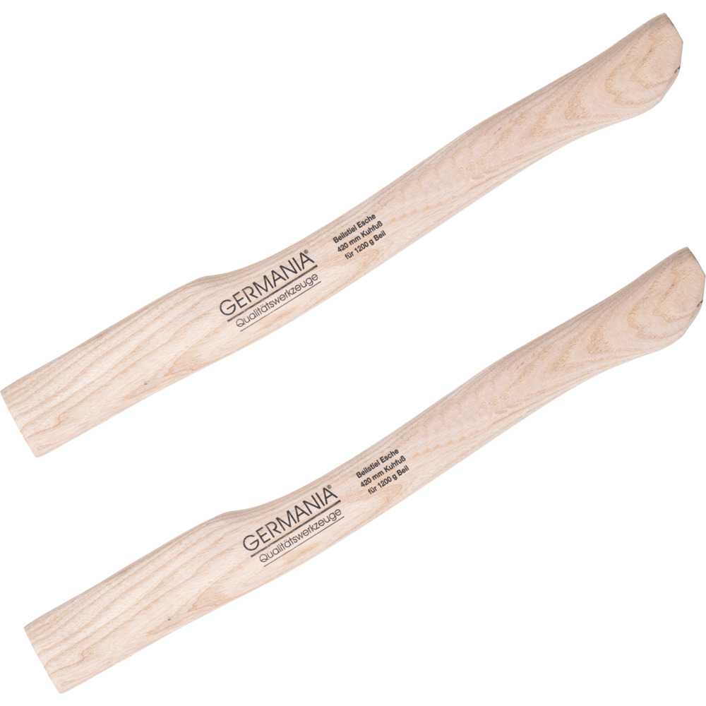 GERMANIA&reg; Beilstiel 2er Set 42cm Kuhfu&szlig;form